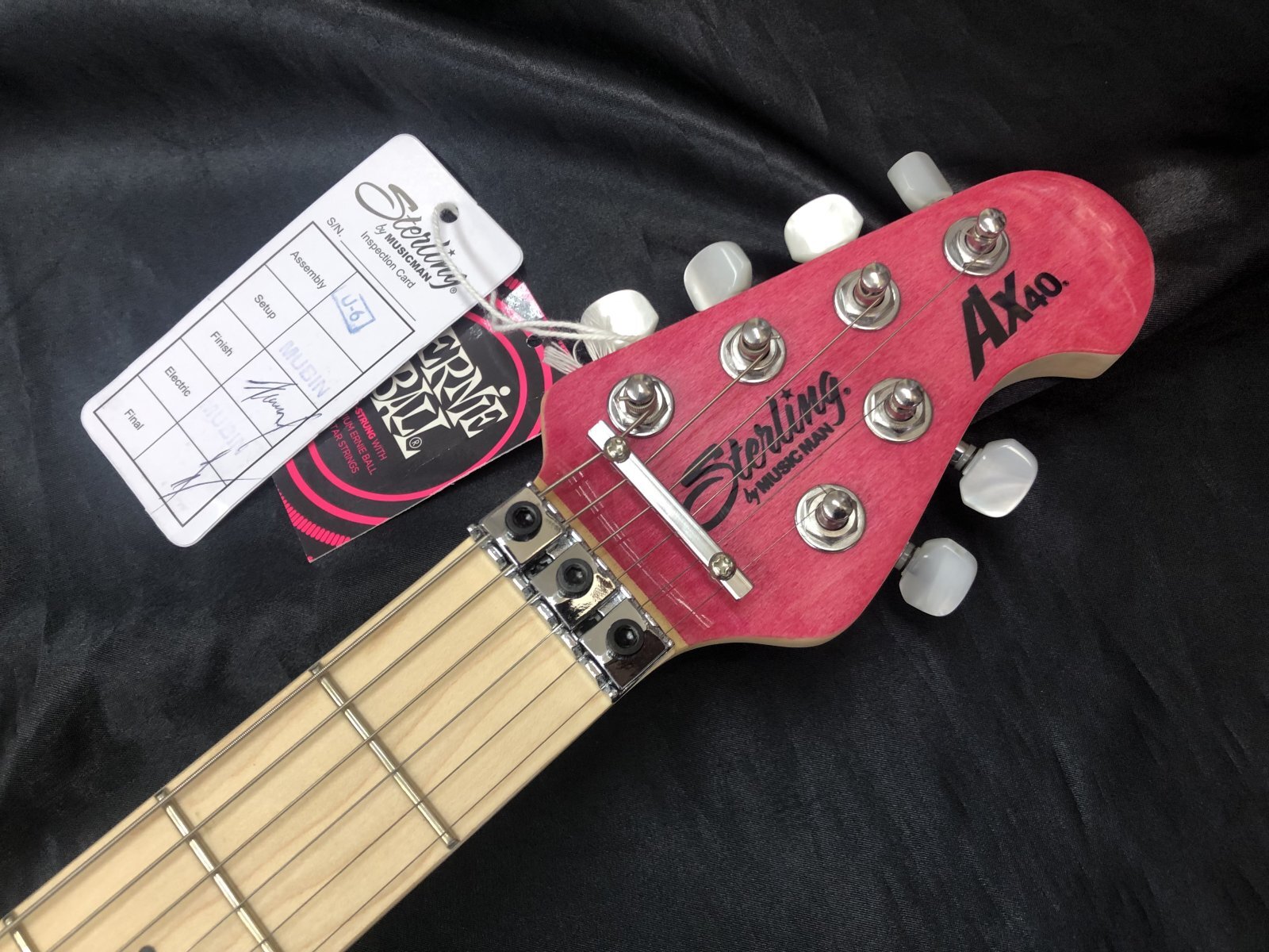 Sterling by Musicman / AX40 AXIS Transparent Pink（新品・送料無料