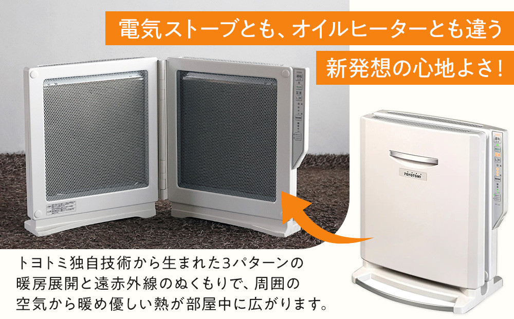 M▽トヨトミ 遠赤外線 電気パネルヒーター 電気ヒーター ワイド遠赤
