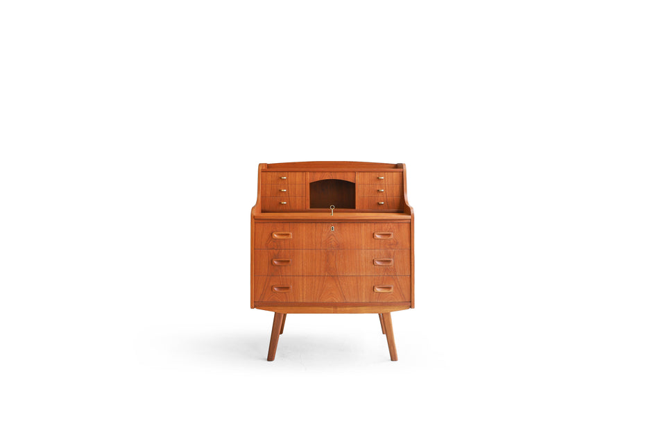 Danish Vintage Writing Bureau with Mirror/デンマークヴィンテージ
