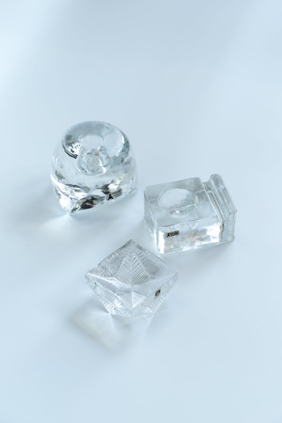 1990年代のスウェーデン製ヴィンテージガラスアートSEA Glasbruk 1990