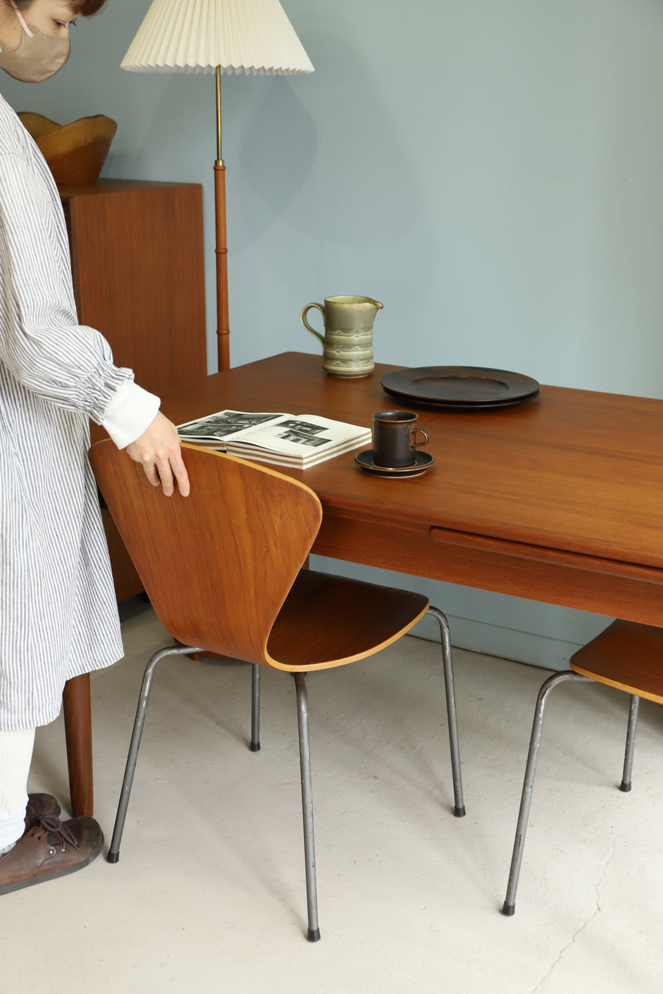 デンマークヴィンテージ ドローリーフ エクステンション ダイニング