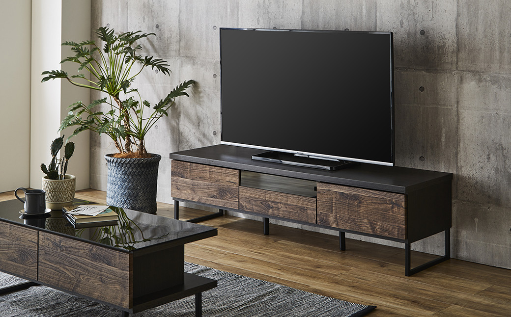 150 TVボード ヴォルト (ナチュラル・ブラウン) テレビ台 棚