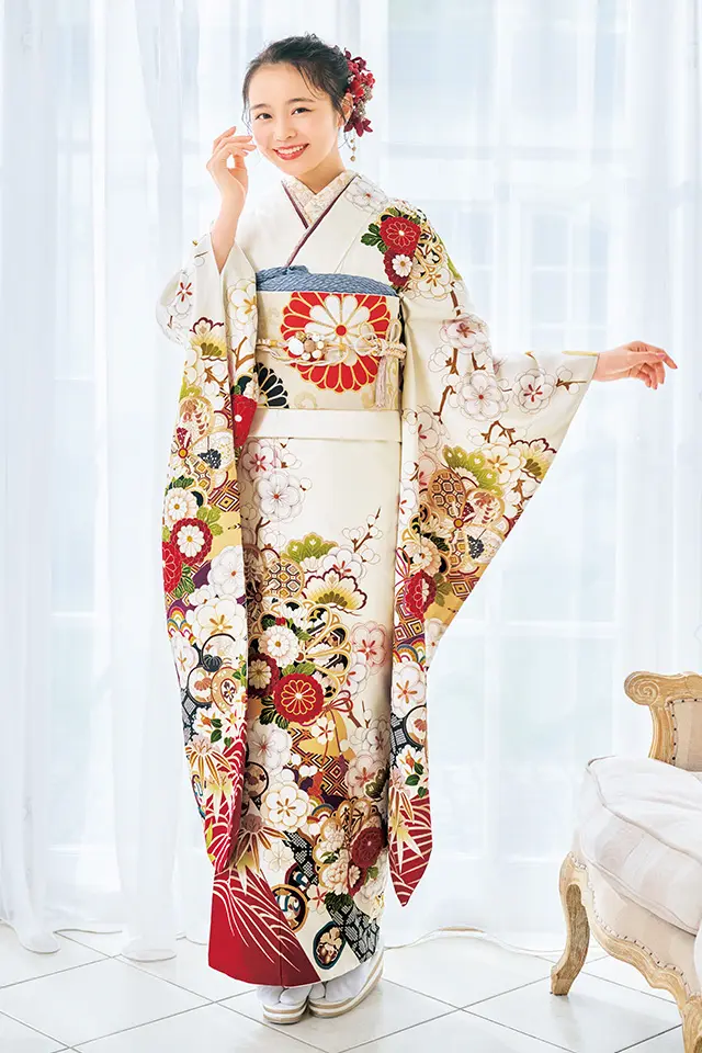 成人式振袖カタログ(E-4602) | 成人式の振袖レンタル・振袖購入・ママ
