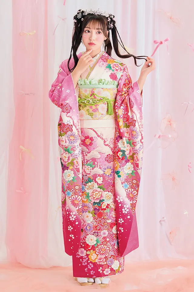 成人式振袖カタログ(I-3502) | 成人式の振袖レンタル・振袖購入・ママ