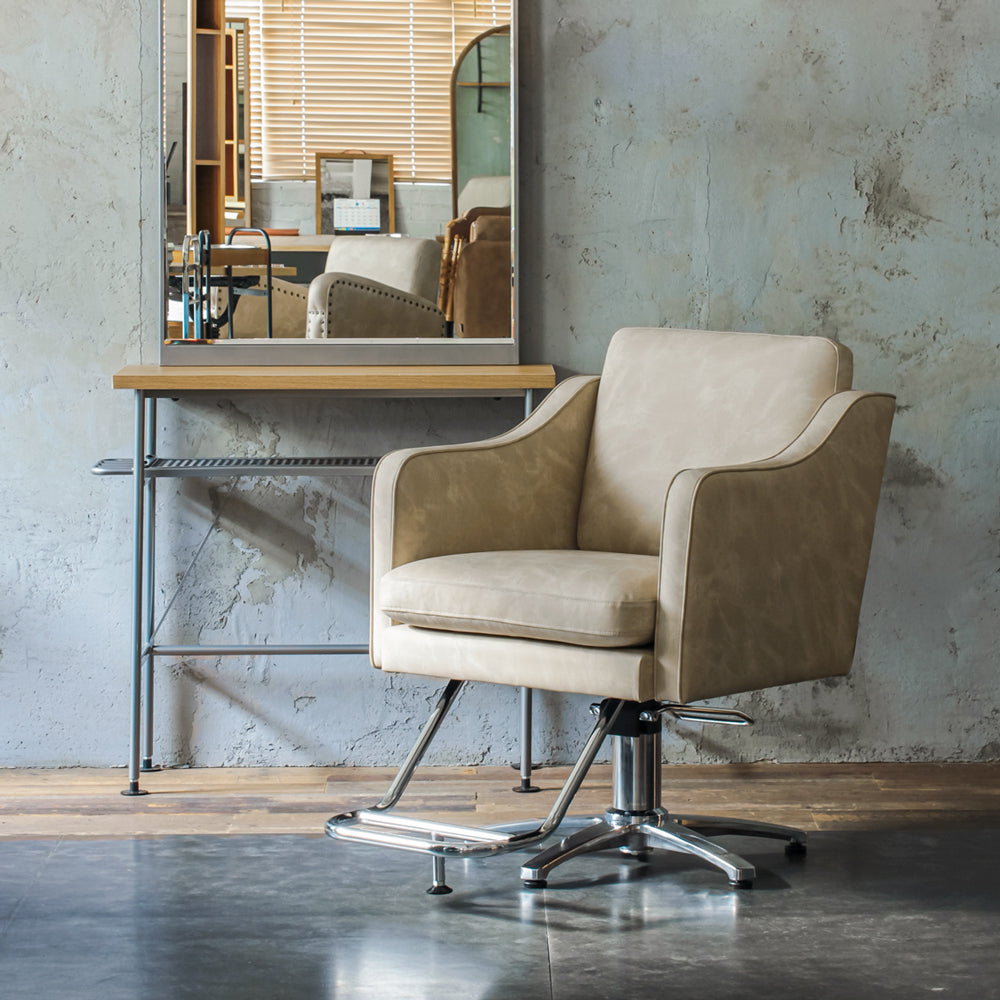 美容室 オオヒロスタイリングチェア 配送 美品】セットイス 美容室