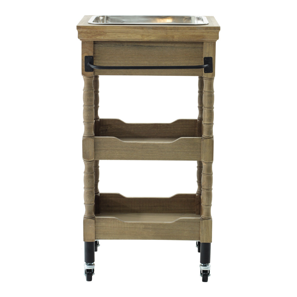 サロン用アンティークワゴン（ブラウン）ルシール 2023.03 – mateli