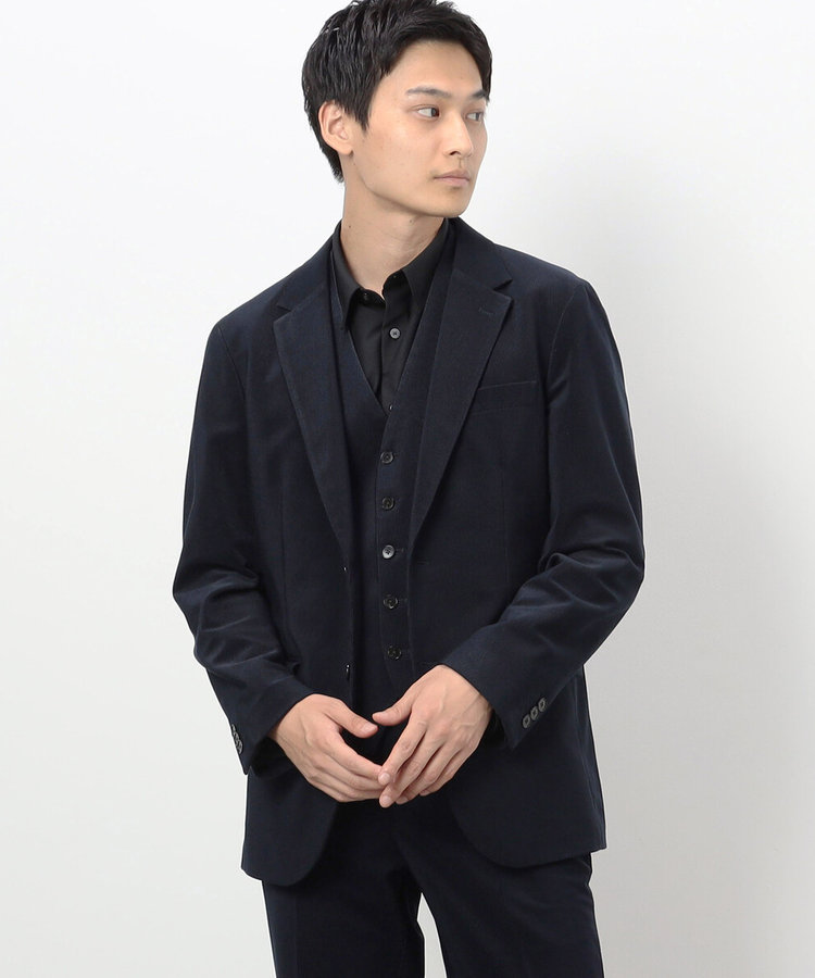 セットアップ対応】トリコットコーデュロイ ジャケット（47-01GI06-204