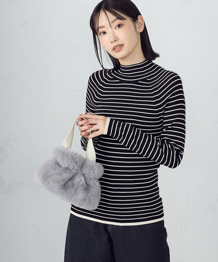 フェイクファーバッグ（95-20BI45-204）｜モノコムサ（MONO COMME CA