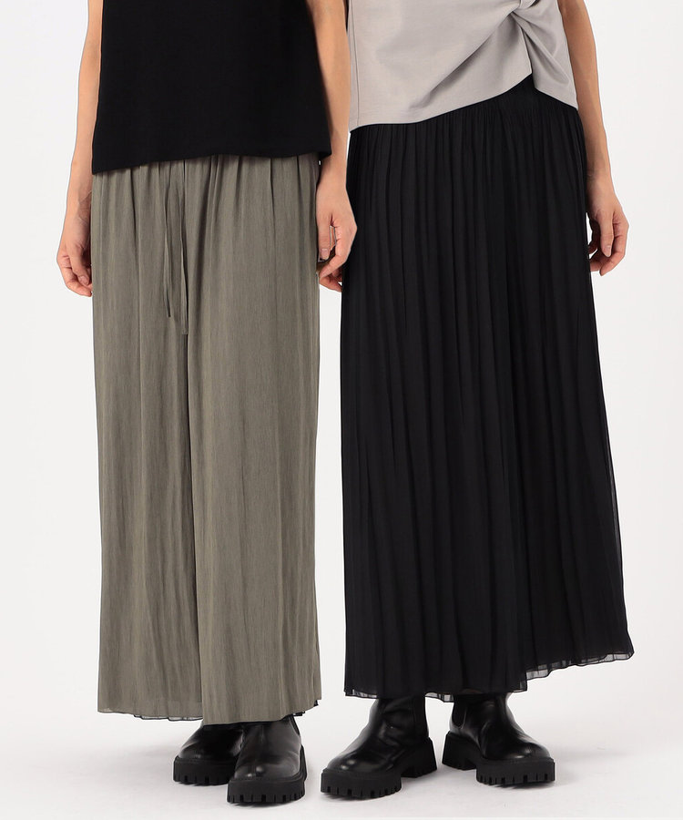 セットアップ対応/リバーシブル】スプリットジョーゼット シフォン