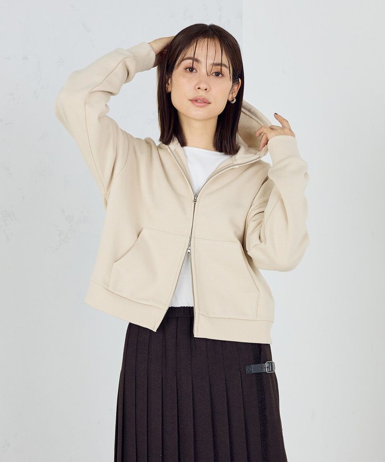 裏起毛 ダブルジップ パーカー（12-56CK01-205）｜コムサイズム（COMME