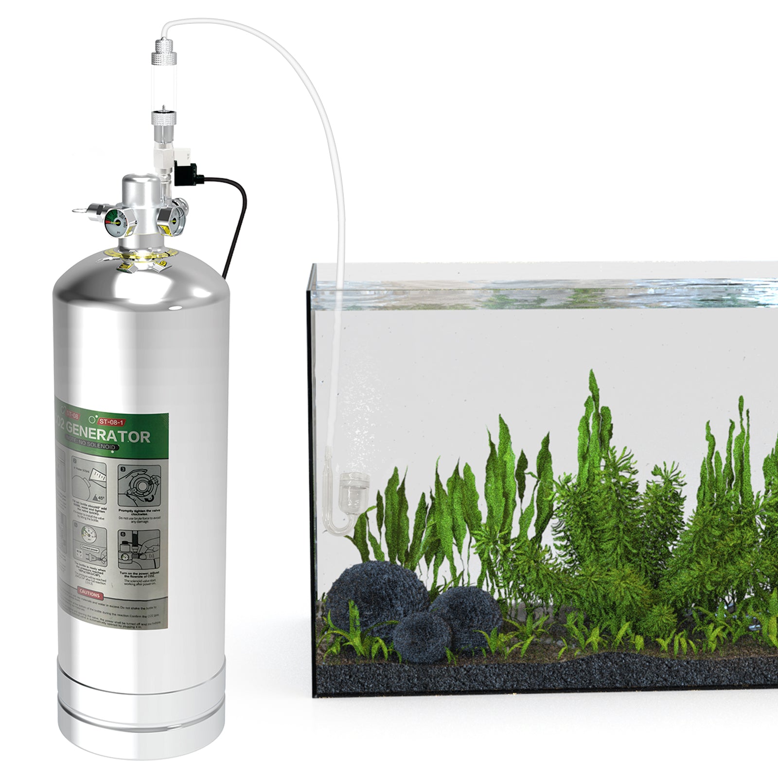 CO2 Generator Kit for Planted Tanks – Fzone Studio