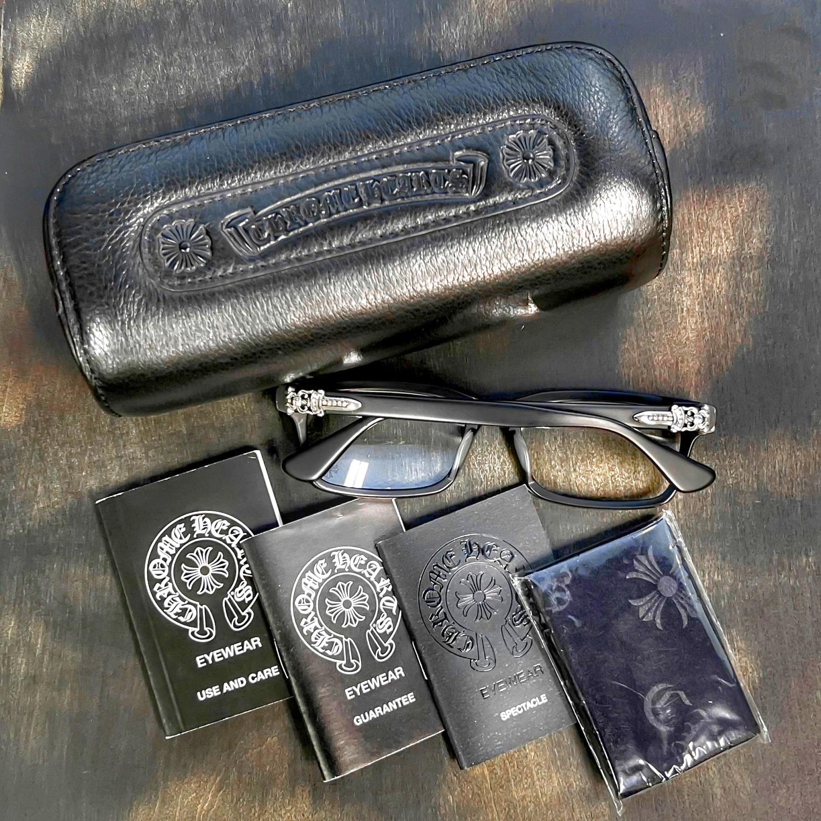 CHROME HEARTS/クロムハーツ CASE CHプラス/アイウェアケース 眼鏡