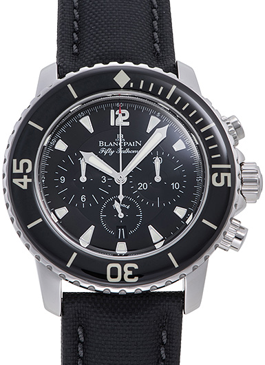 ブランパン フィフティ ファゾムス クロノグラフ 5085F-1130-52A
