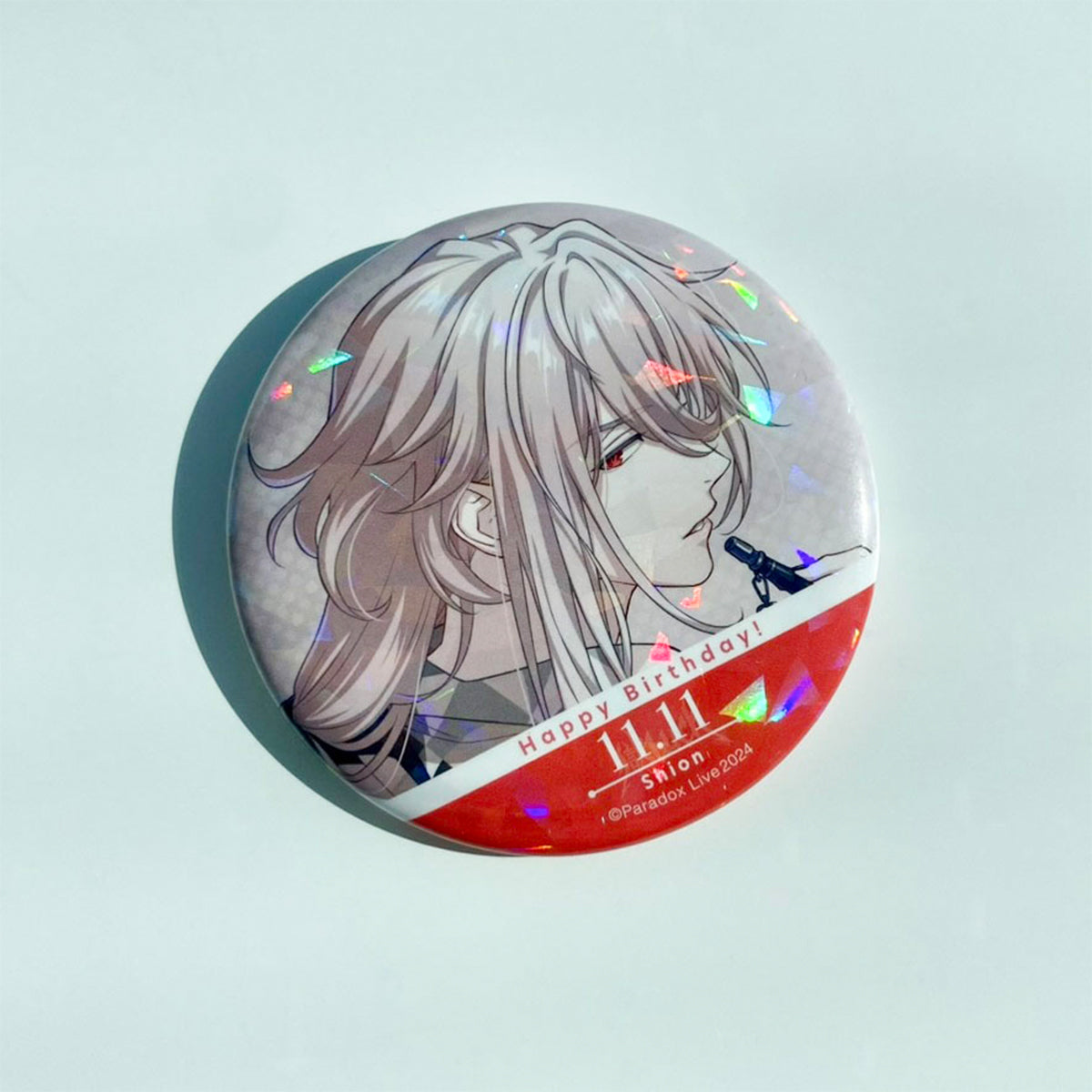 甲斐田紫音 パラライ バースデー 缶バッジ 甲斐田紫音 パラライ