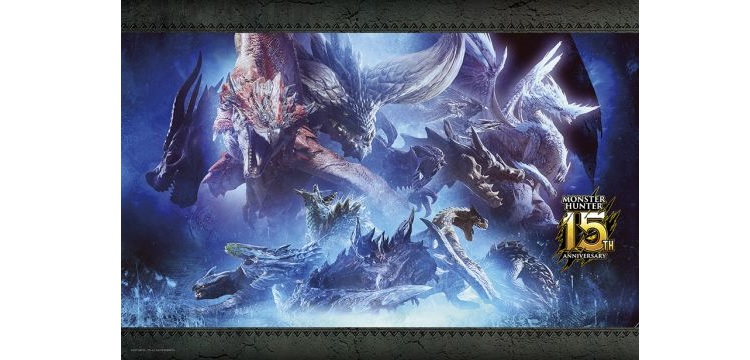 モンスターハンター 15周年パズル1000ピース組立済 モンスターハンター
