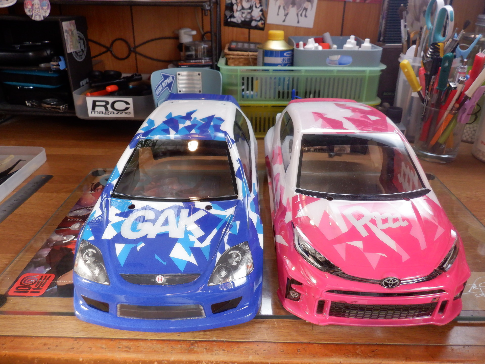 ミャクミャク品 ラジコン シャーシ、サーボ付き ミャクミャク品