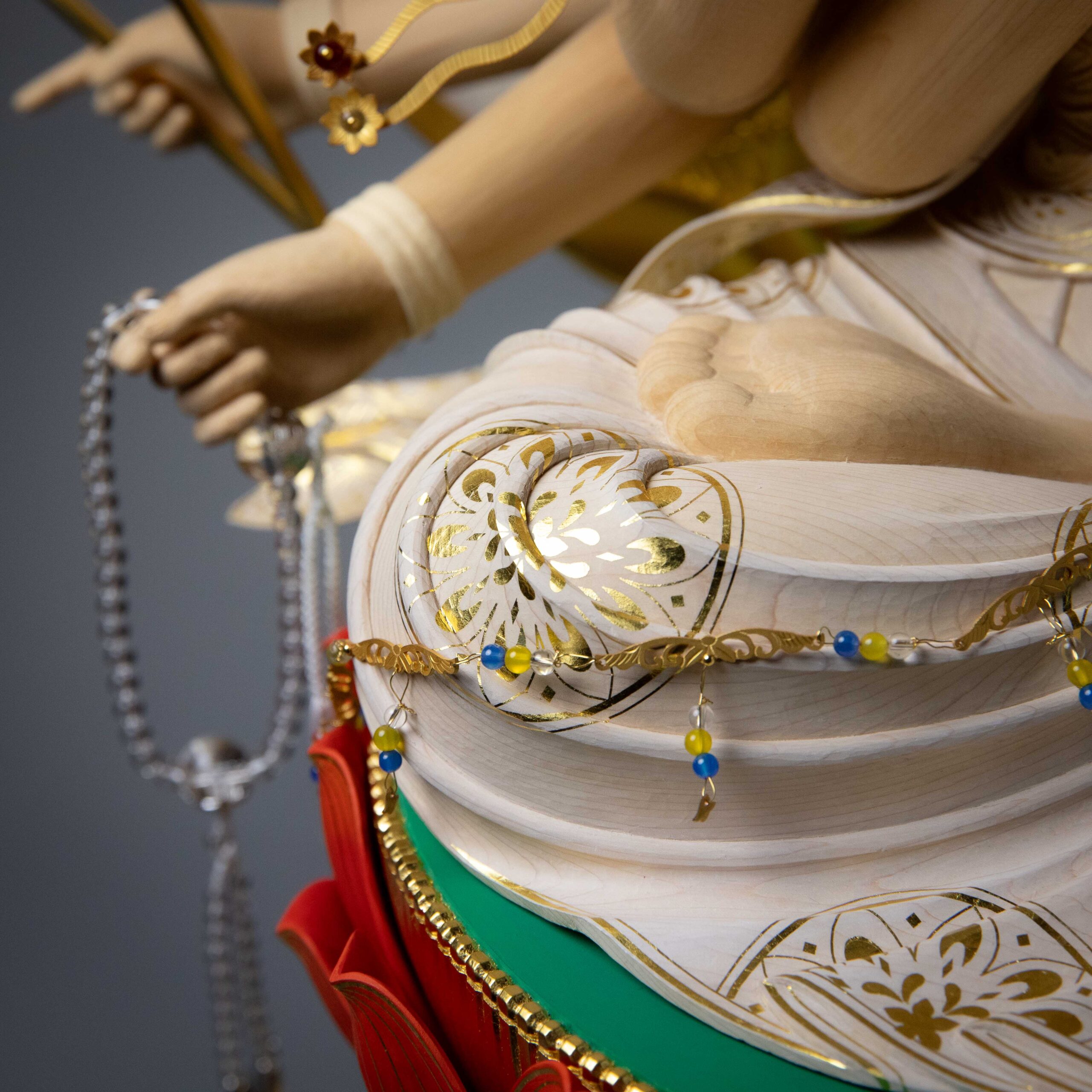 准胝観音像完成です。 | 京都の仏師 宮本我休（GAKYU ガキュウ）