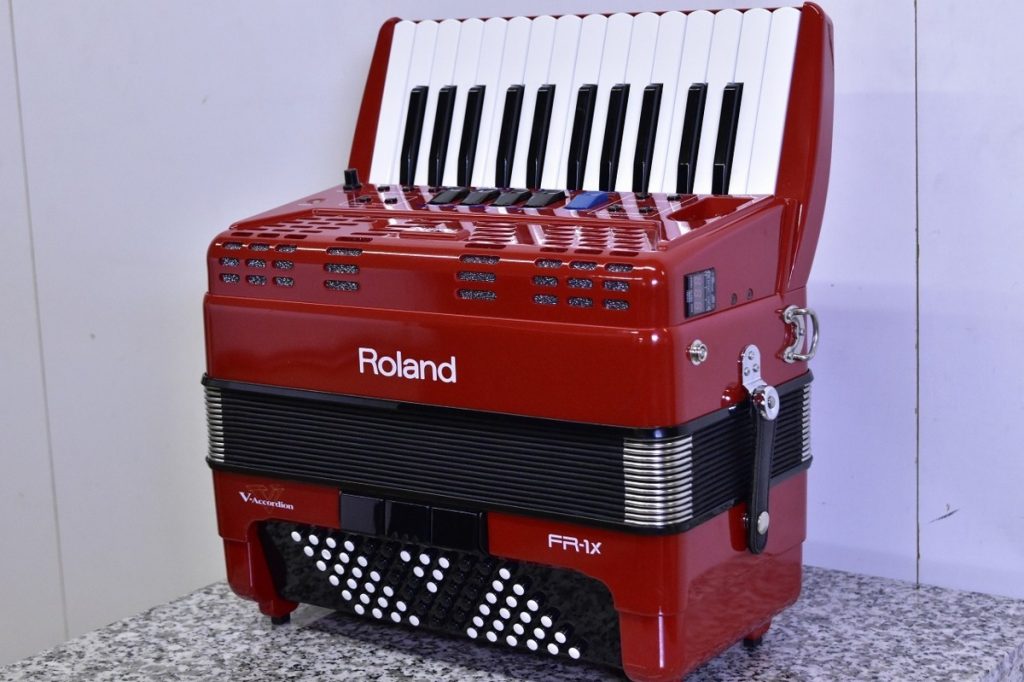 ローランド アコーディオン バック BAG-FR-1 赤 【未使用】 電子