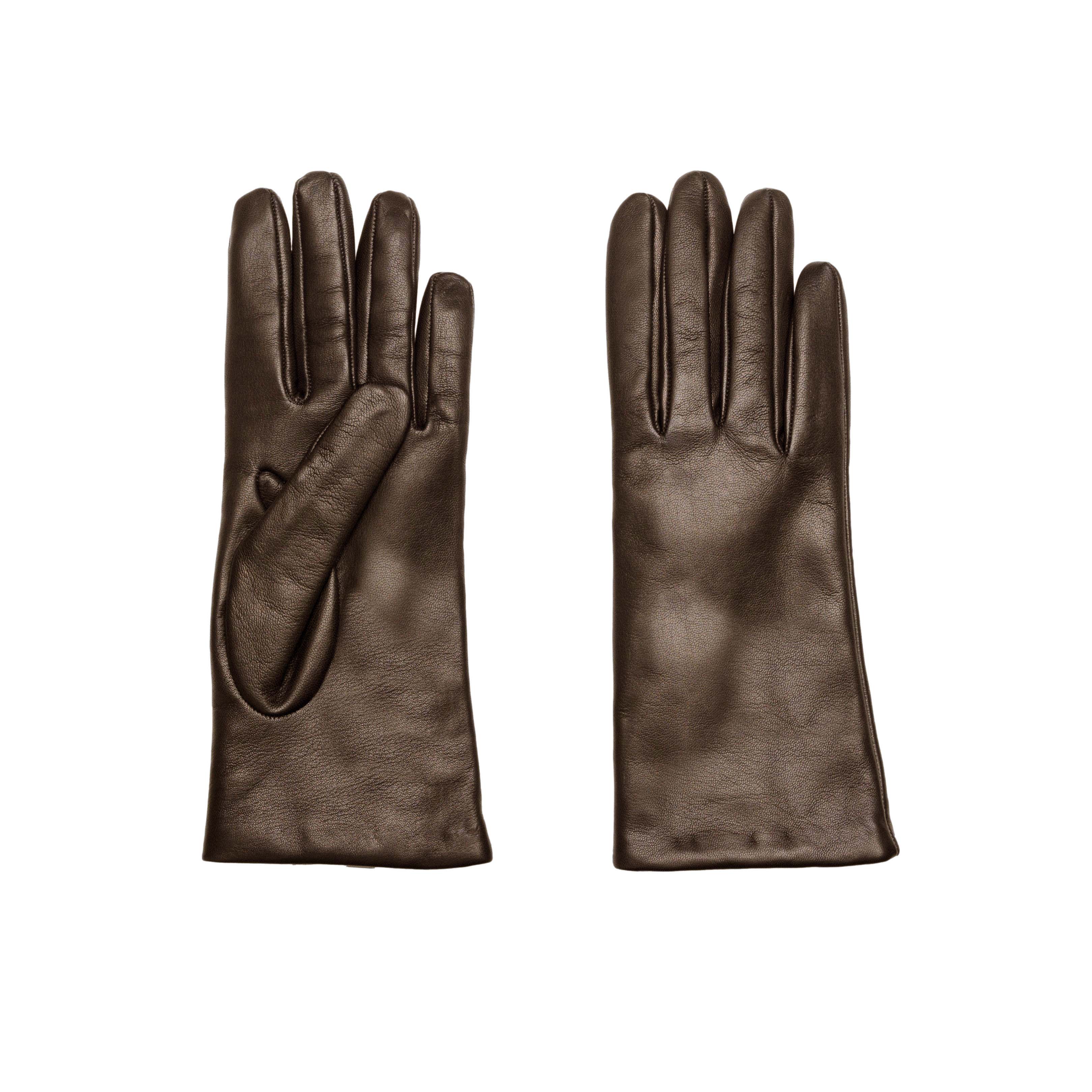 天然カシミヤの裏地が付いた女性用のクラシックなメタルフリーナッパ