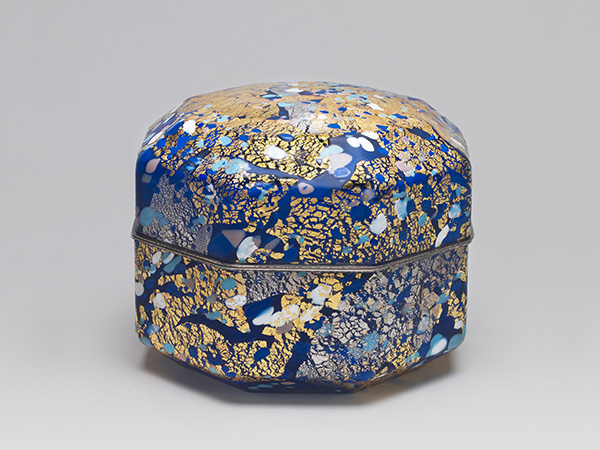 文化勲章受賞作家藤田喬平の手吹ヴェニスFUJITA kyohei