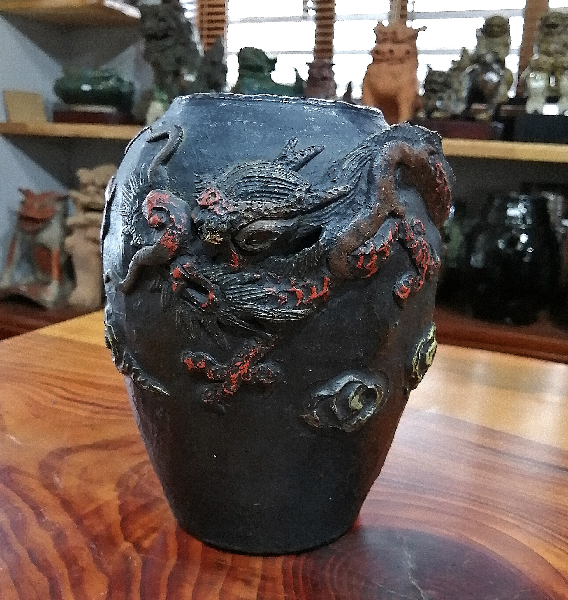 琉球古典焼 龍文 | ギャラリー邦-壺屋焼・沖縄絵画-[展示販売]