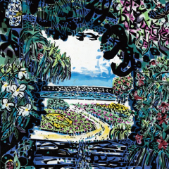 BOKUNEN ART GALLERY公式オンラインストア / 海のふたがあいたまま 木版画