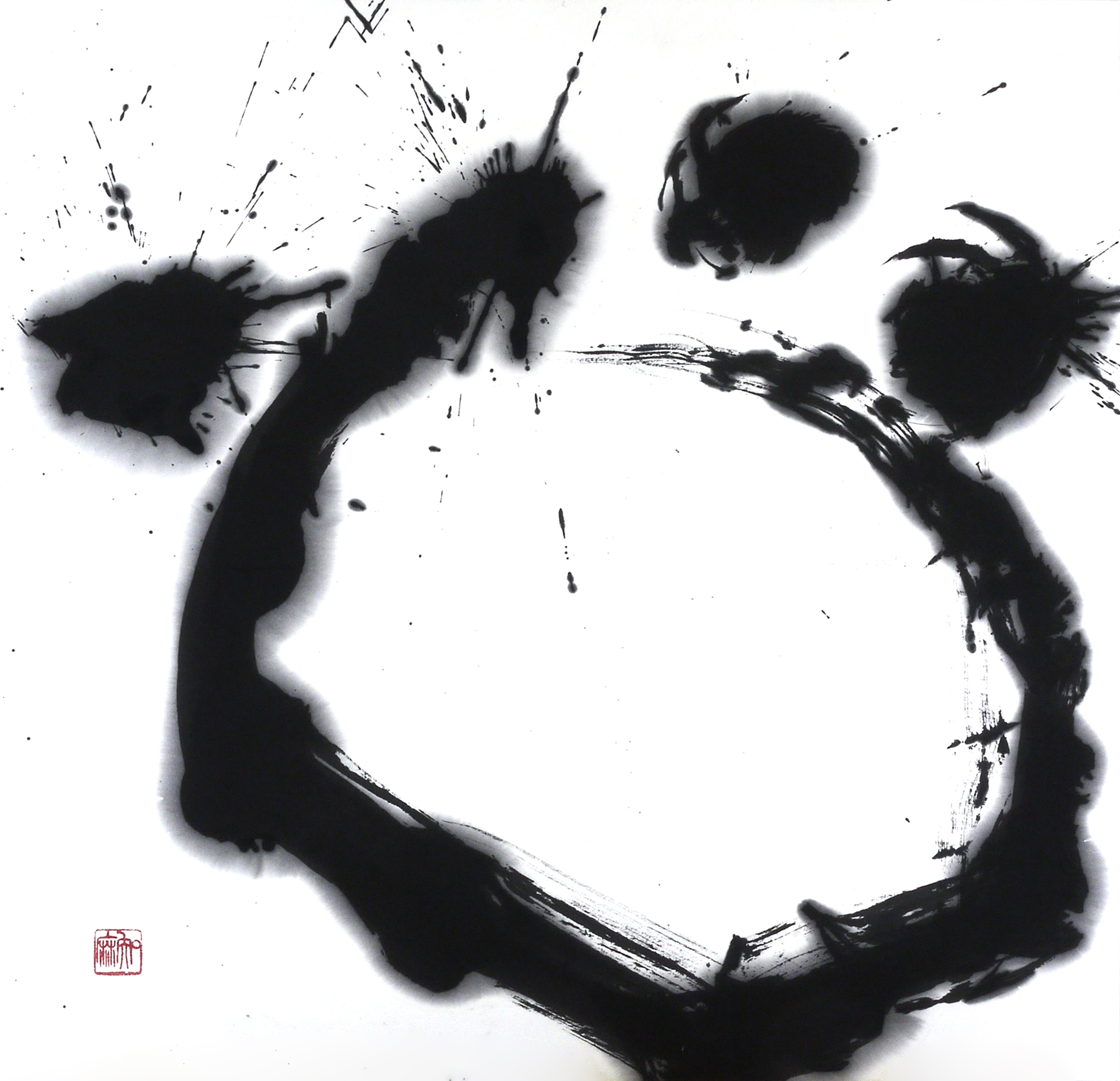 水墨画 アート作品 墨象 【公式通販】