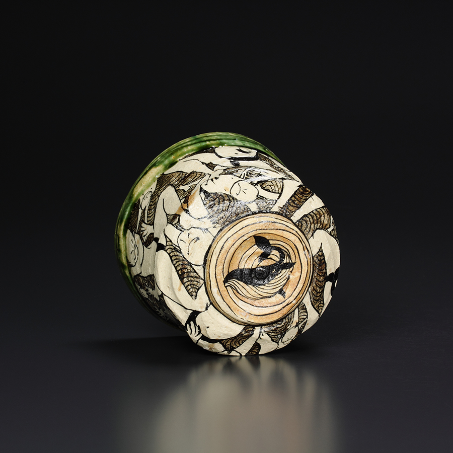 池田 省吾 織部酒茶碗 (ISB0044 ) | ギャラリーラボ