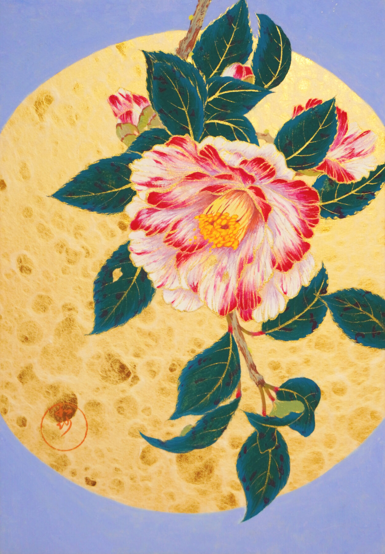 夏の花唄」穴澤和紗 日本画展│新宿で華やかに開催〈入場無料〉 - 福福