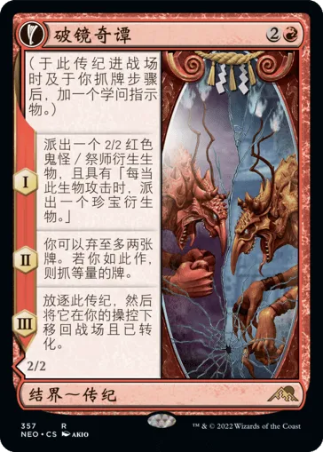 MU MTG 鏡割りの寓話 4枚 トークン 2枚 MU MTG 鏡割りの寓話 4枚