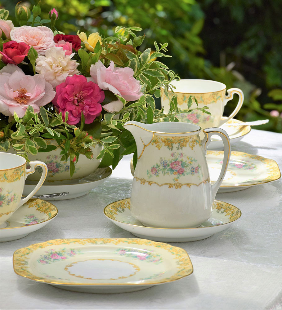 1843 オールドノリタケ 双耳風景図 花瓶 2客 時代物 【公式通販】