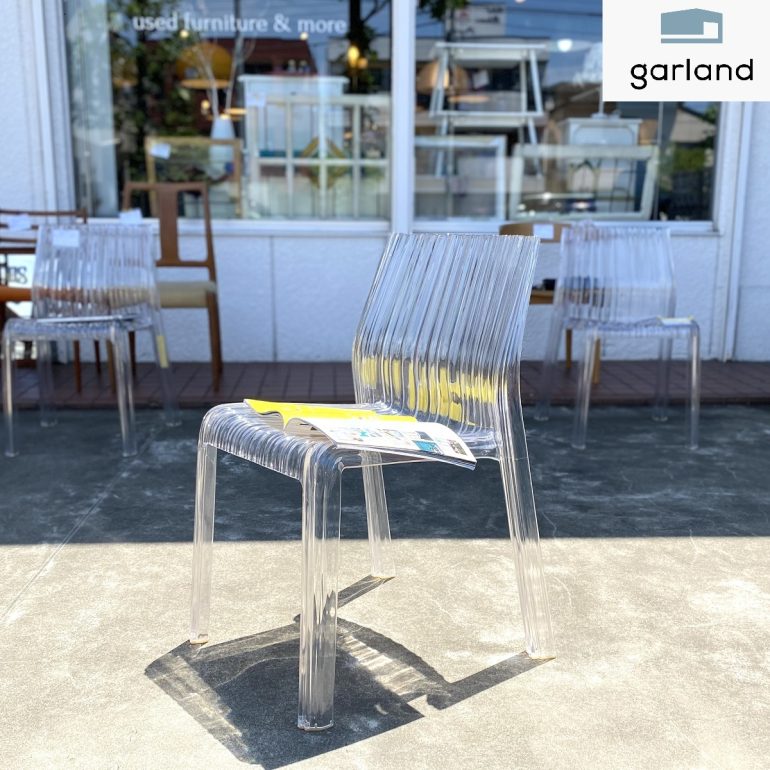 アクリル製 透明モダンチェア Kartell風 Kartell 透明な椅子