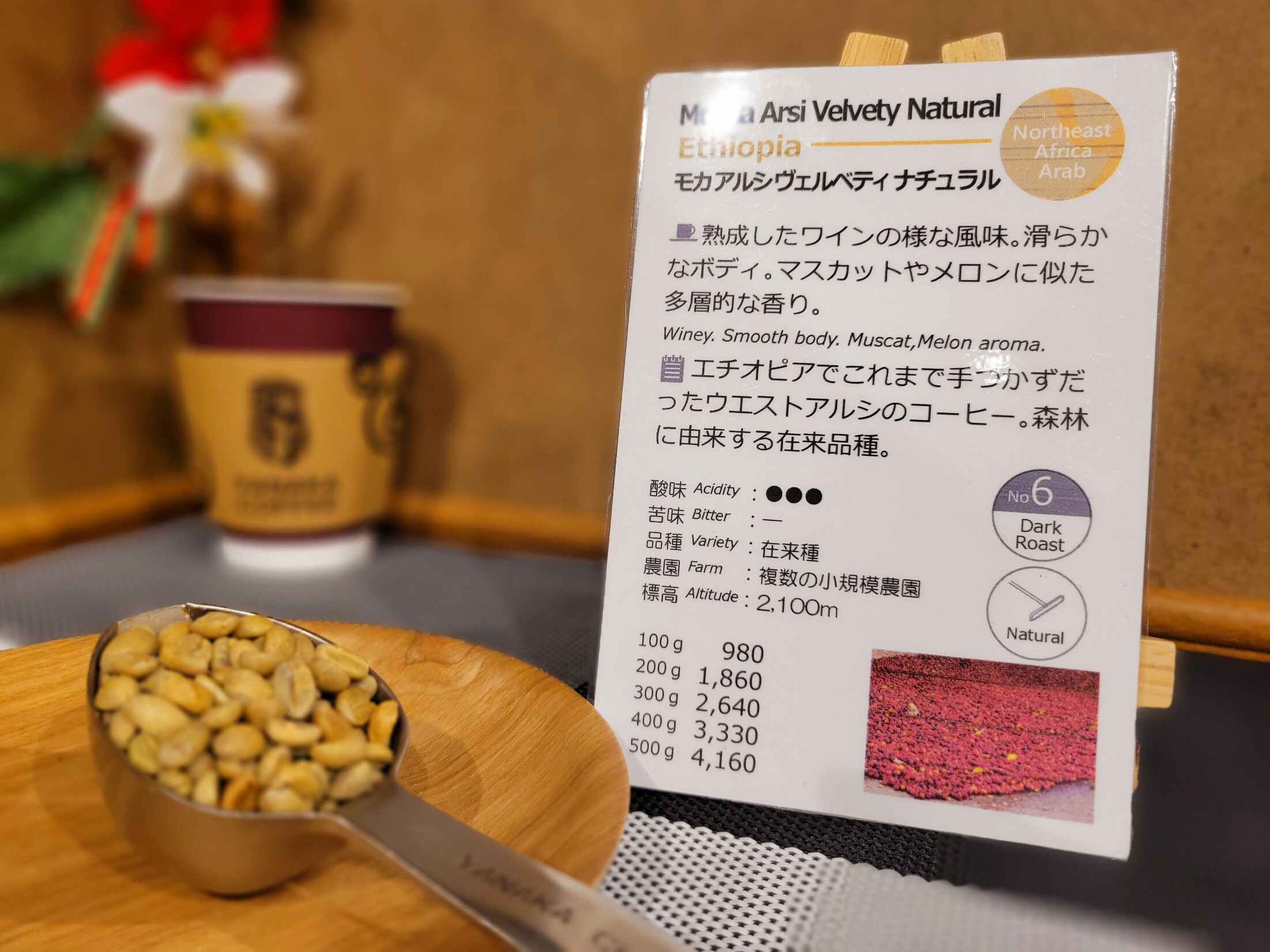 今週のおすすめ【モカ アルシ ヴェルベティ ナチュラル/エチオピア