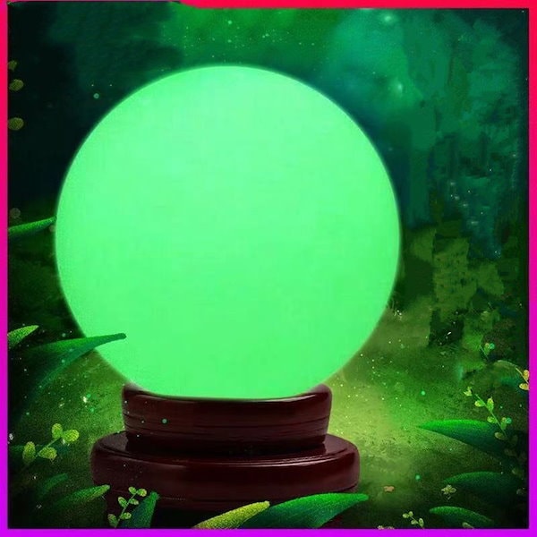 Qoo10] 夜明珠 夜光石 蓄光石 丸玉 スフィア