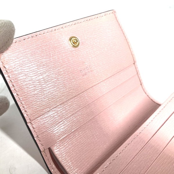 Qoo10] GUCCI 2つ折り財布 736784 GG 柴犬