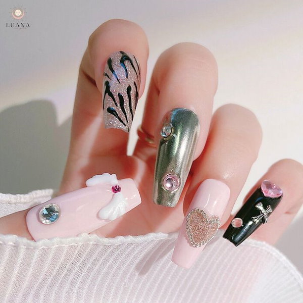 Qoo10] ネイルパーツ 羽 ウイング ジェルネイル