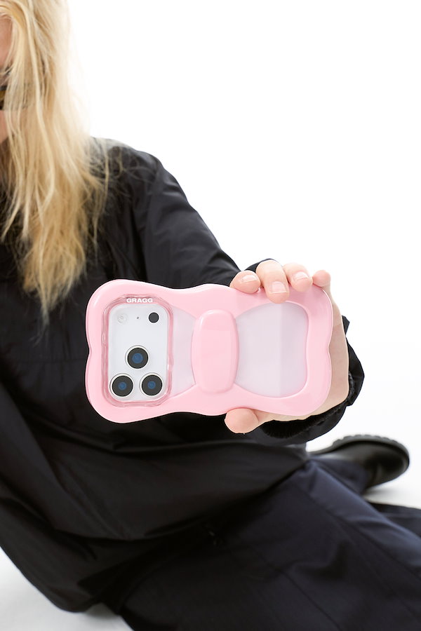 Qoo10] gragg LAYERED RIBBON CASE