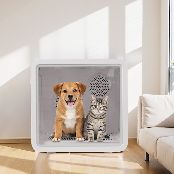 ペットドライルーム ペットドライヤー ペットハウス 猫 犬 80L 乾燥機