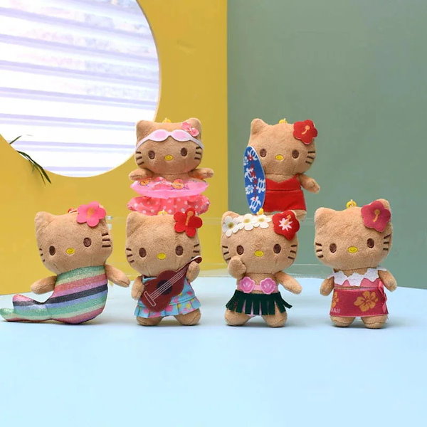 ハローキティ 東京限定 空飛ぶキティ ぬいぐるみ キーホルダー 美品 激