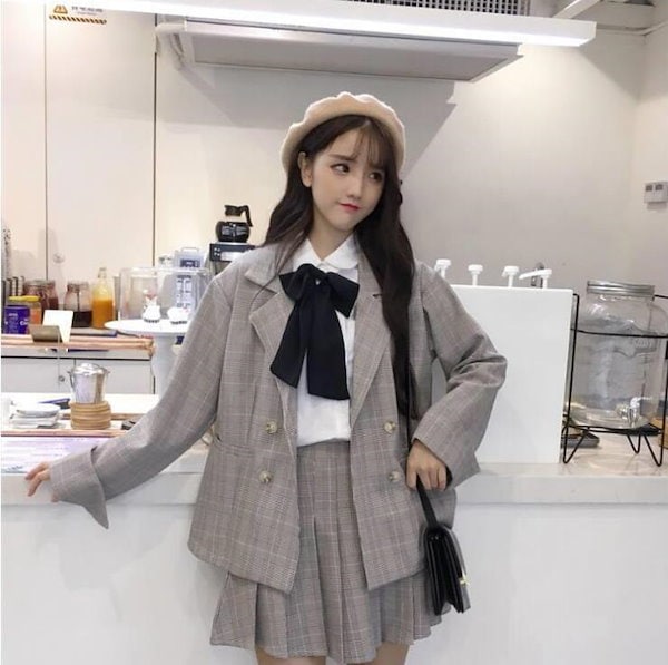 Qoo10] レディース ジャケット スカート セット