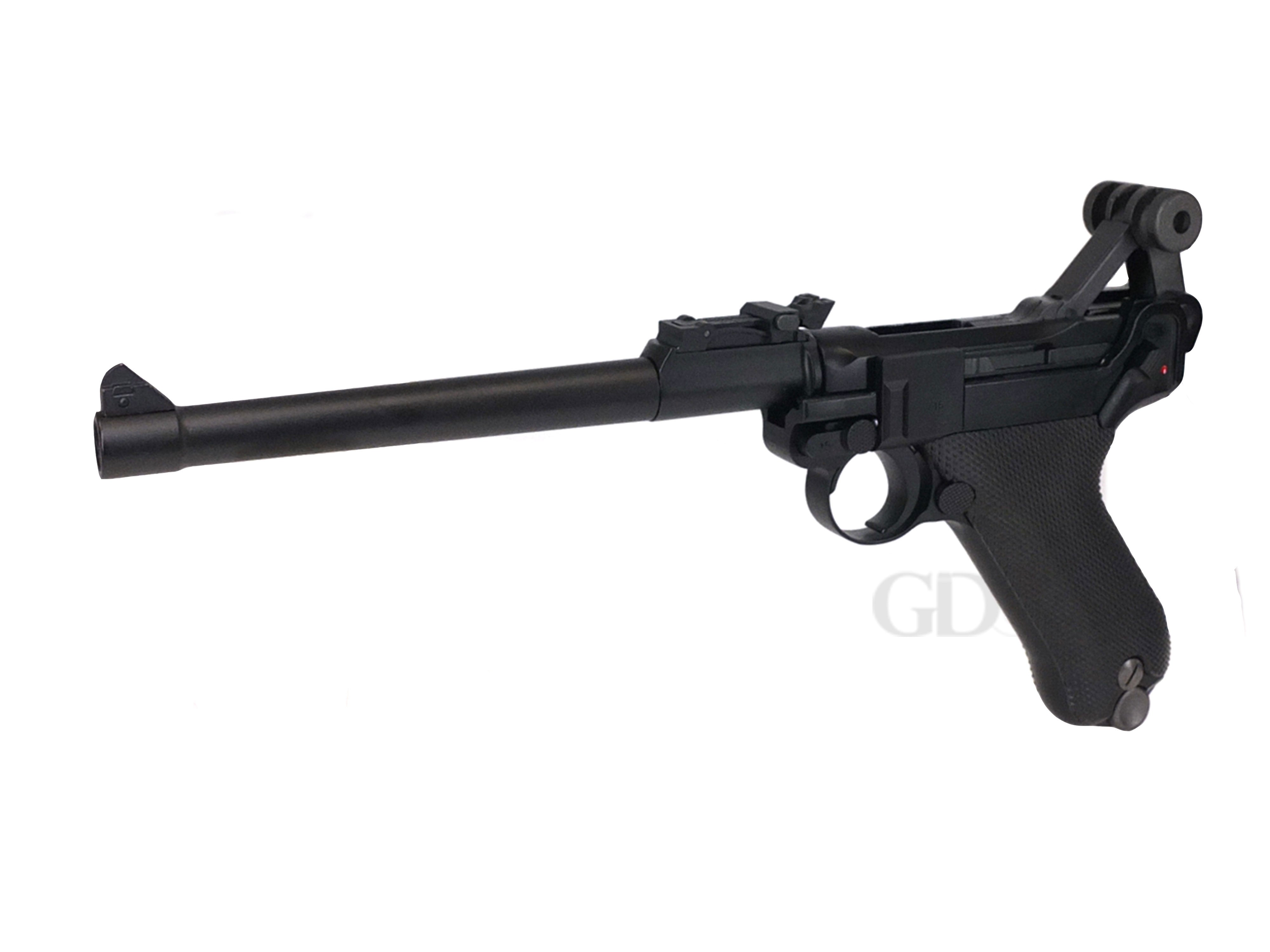 WE ルガー LUGER P08 8インチ ガスブローバック ハンドガン メタル