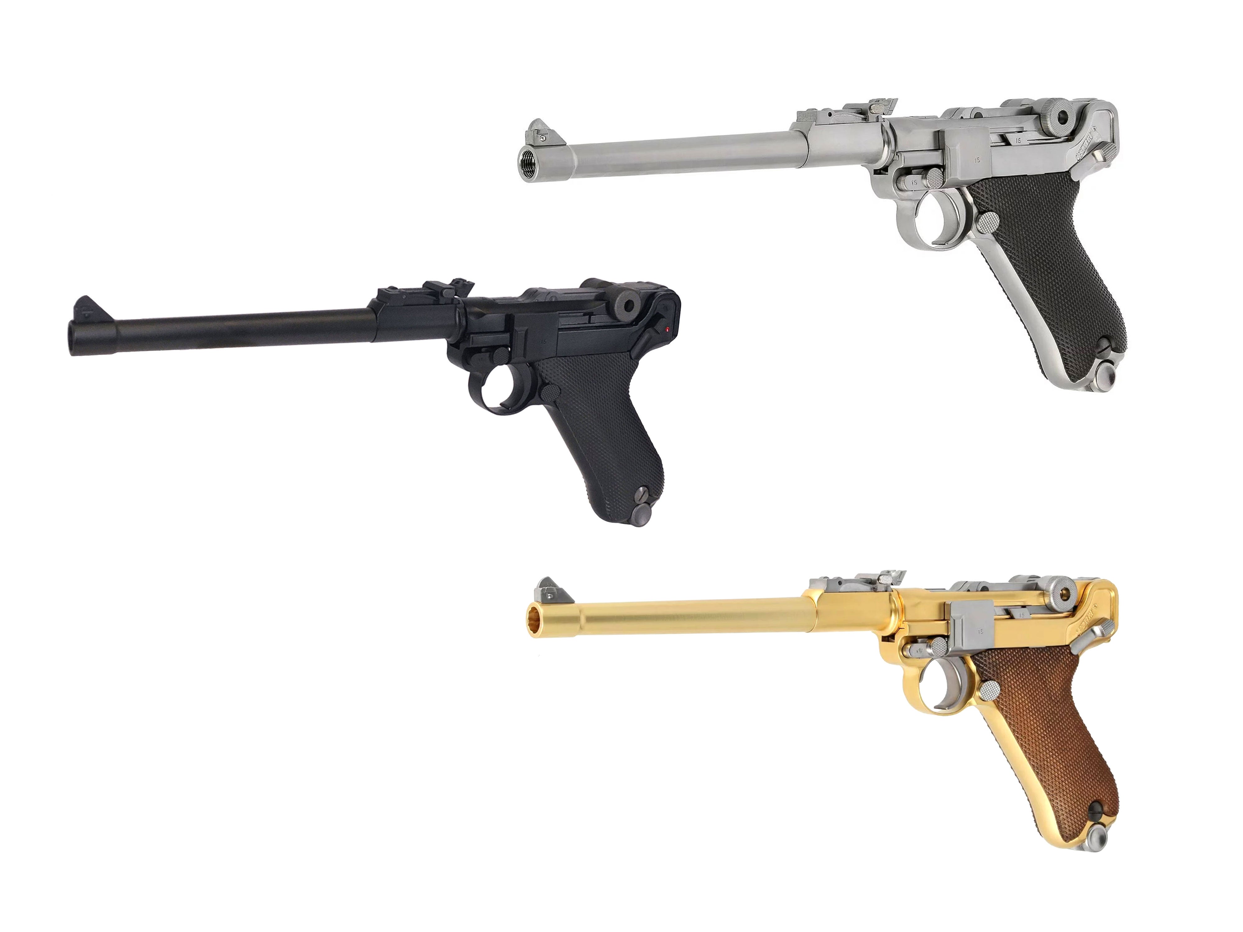 ルガーP08 50ラウンドスネイルマガジンとストック ルガーP08 50