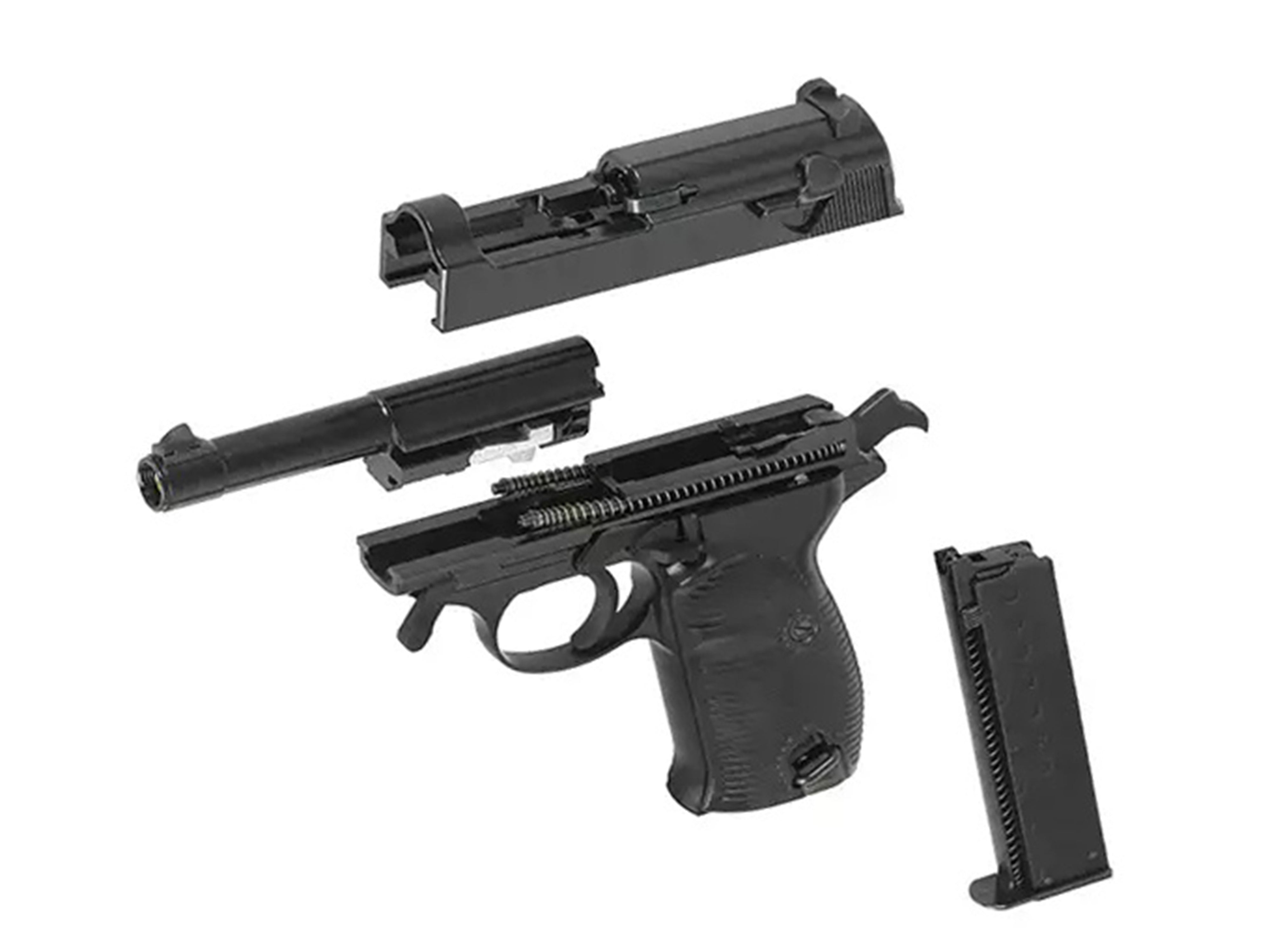 MP7A1、ワルサーP.38ガスガン】と【BB弾】セット MP7A1、ワルサーP.38