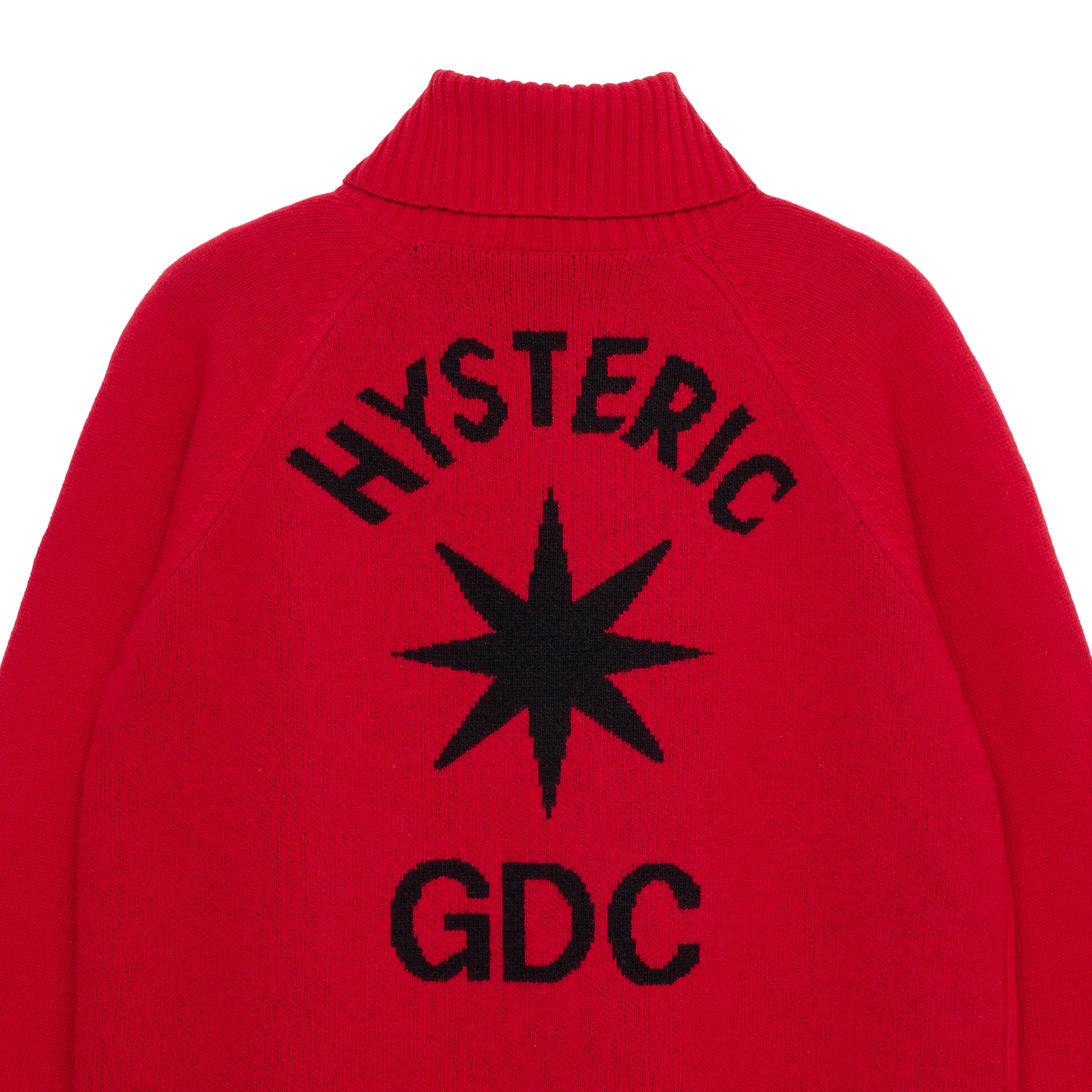 HYSTERIC GLAMOUR X GDC collabo】turtleneck knit