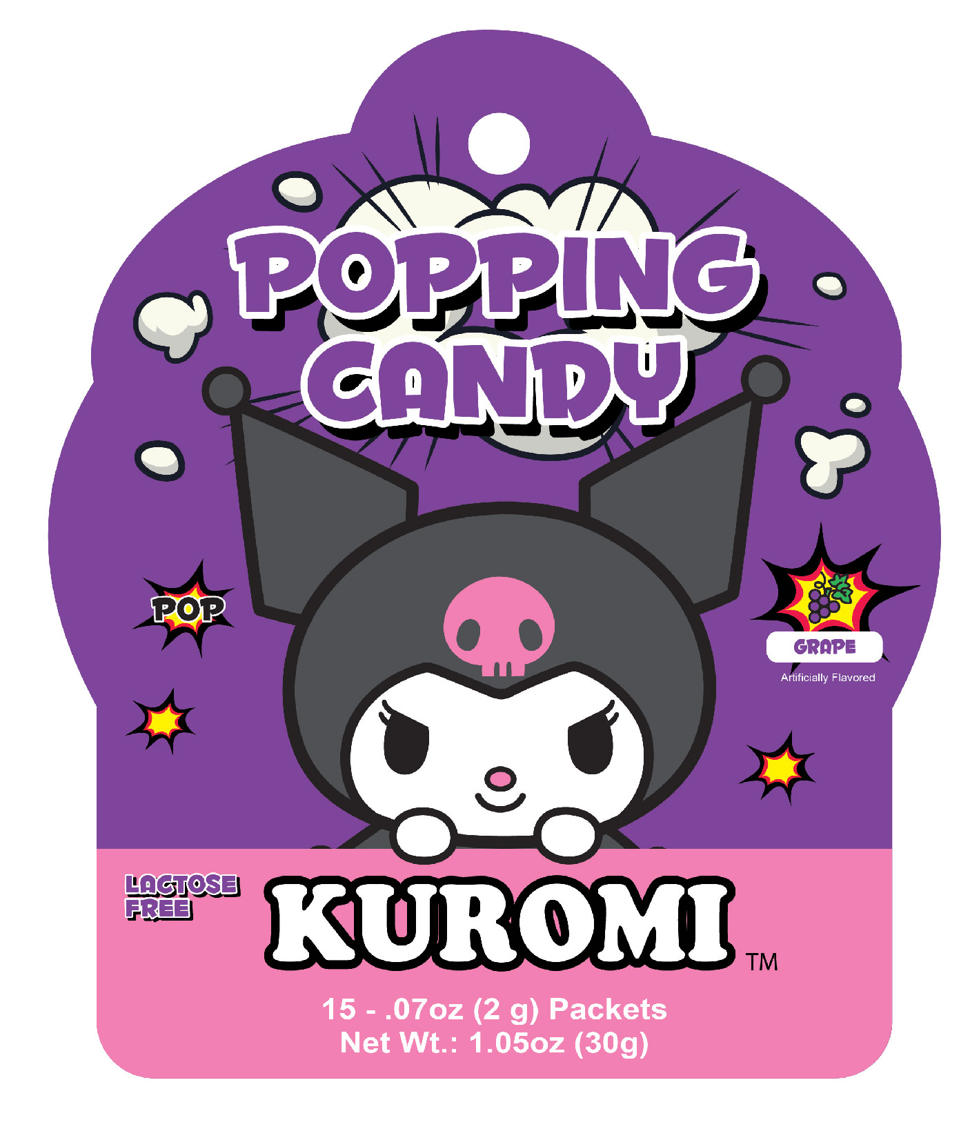 Kuromi Popping Candy Grape Flavor – Gemini Food Corporation