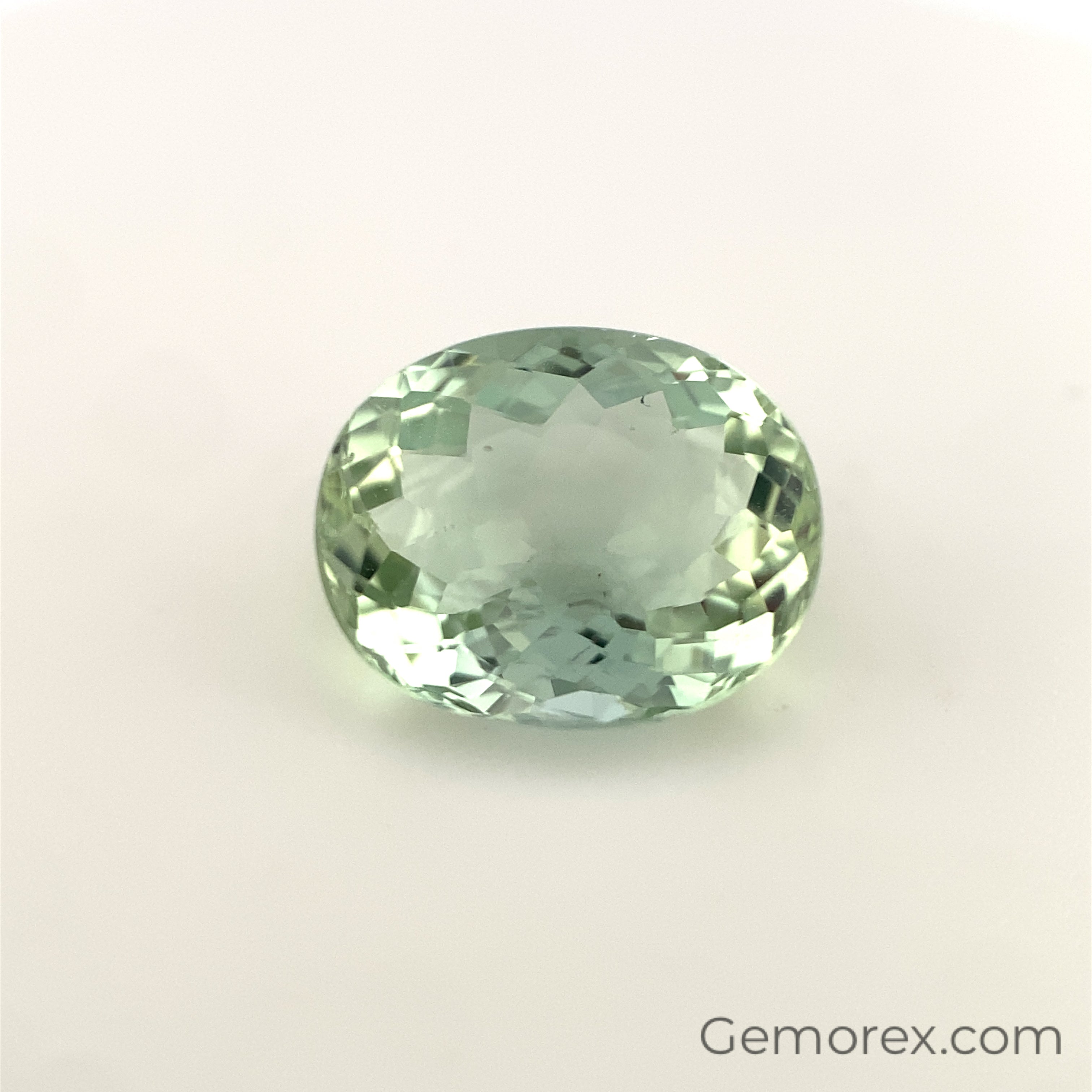 Mint Green Tourmaline Oval Faceted 2.98ct | Gemorex International Inc.