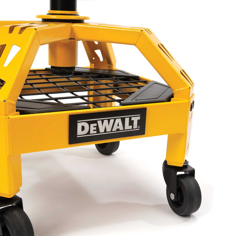 Dewalt Adjustable Shop Stool with Caster Wheels, 300 lbs