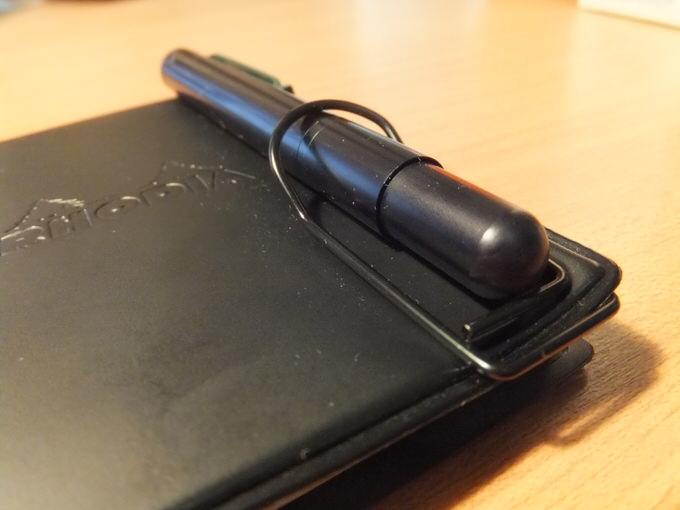 ディートリッヒ・ルブスがデザインした万年筆。コンパクトなボディに