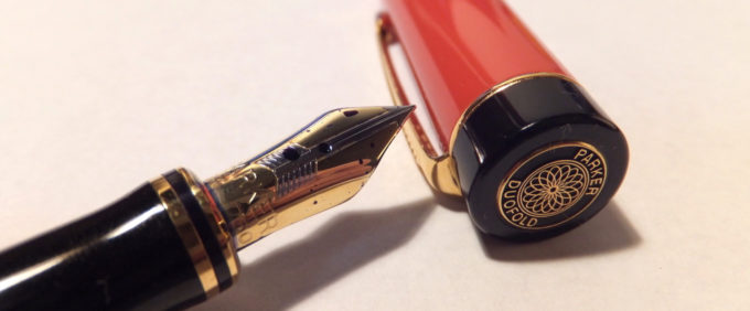 パーカーのフラッグシップクラスの万年筆・デュオフォールド ビッグ