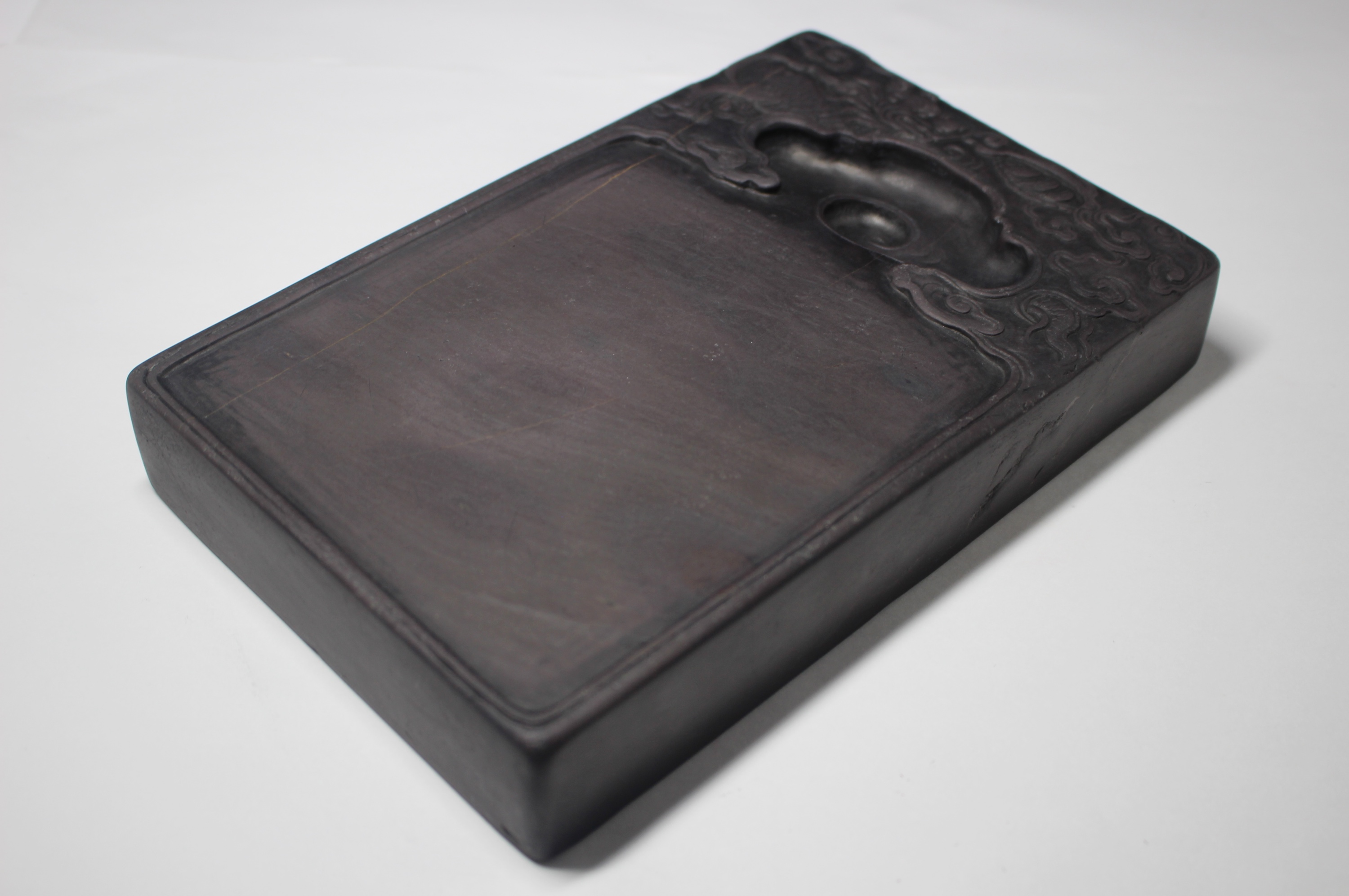 大型】端渓老坑楼閣図硯【加厚】 大型】端渓老坑楼閣図硯【加厚】